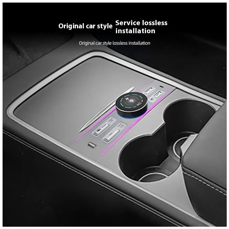 LCD intelligent control expansion dock for Tesla Model 3 and Model Y with 1.46 inch IPS screen