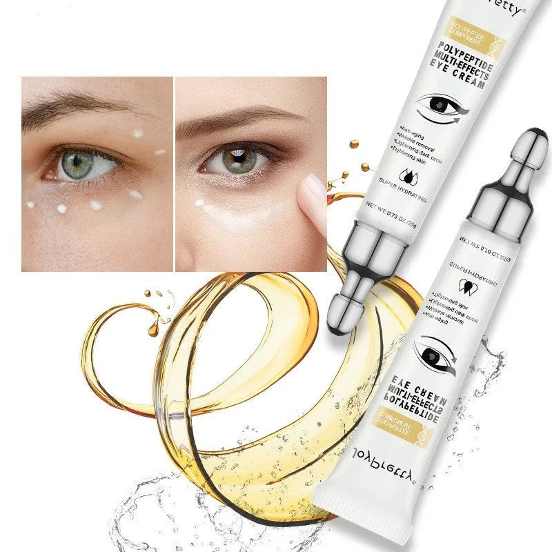 Anti dark circle peptide eye cream in 20g container for under-eye treatment