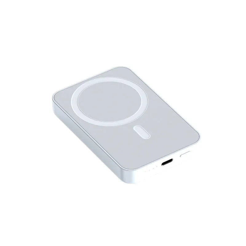 Pink purple white plastic magnetic wireless power bank 20000mAh 20W charger 100x64x18mm