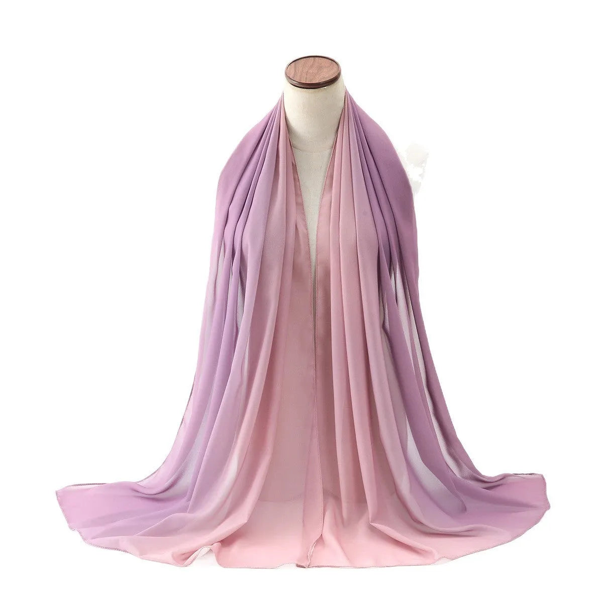 Bubble towel breathable soft scarf for women in chiffon with ethnic print, 175cm long, 70cm wide, available in 12 colours