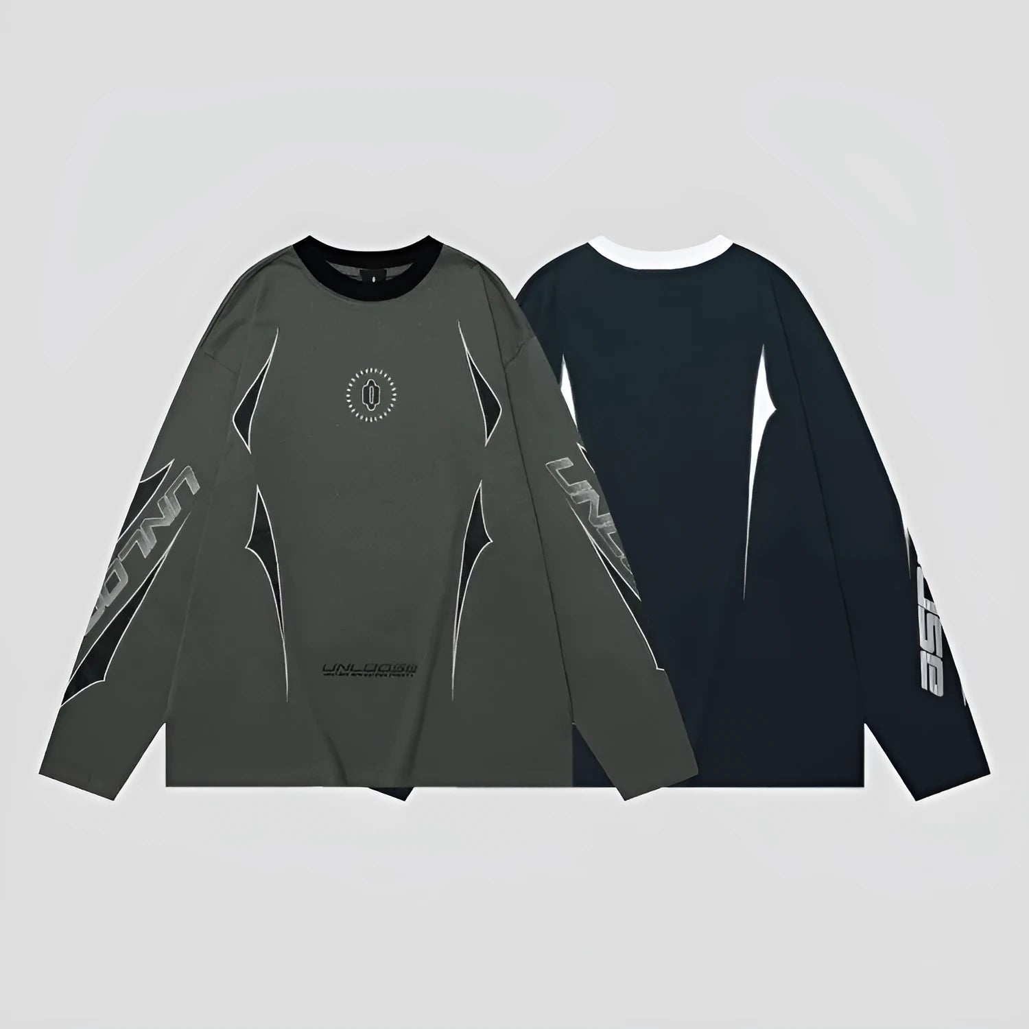 Men's oversized drop shoulder cotton pullover sweatshirt in grey khaki colour with long sleeves and round neck