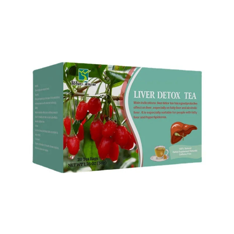 Herbal substitutional tea box showing 50g medicine-food homology blend with traditional Chinese herbal ingredients