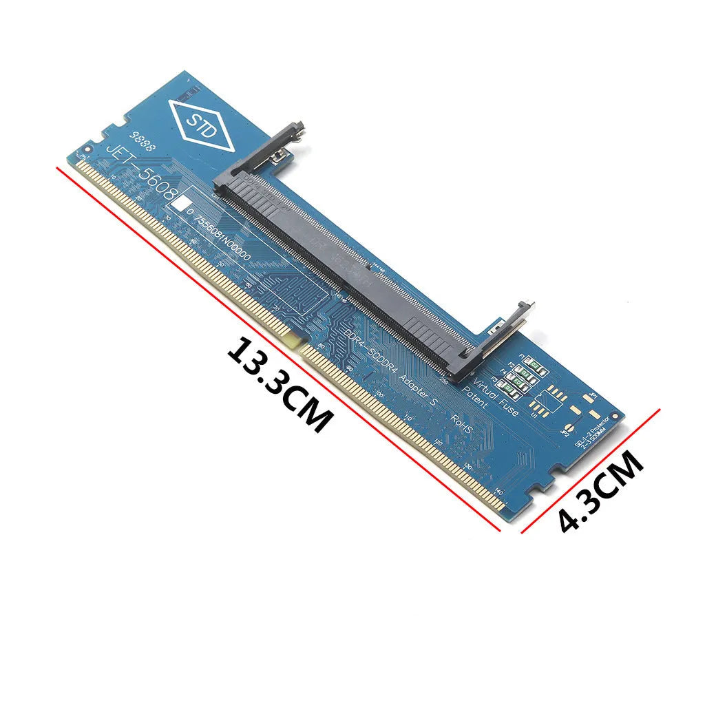 DDR4 laptop to desktop memory adapter card with electrostatic bag packaging