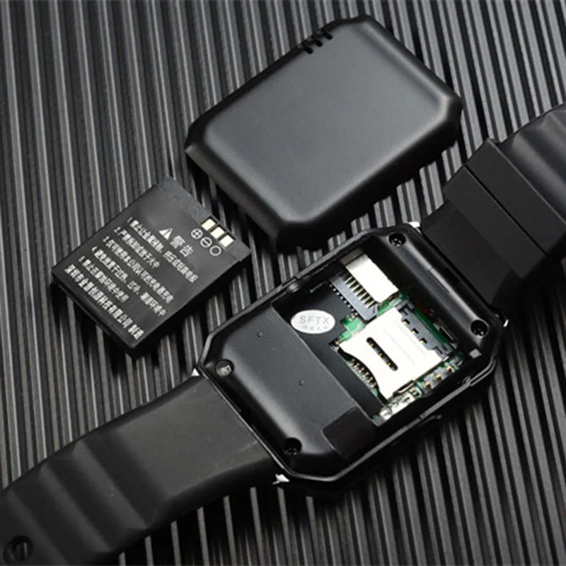 Smart watch with Bluetooth calling on adjustable wrist strap showing 1.44-inch touch screen interface