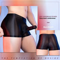 Men's seamless nylon boxer shorts in animal year red colour with mid waist design