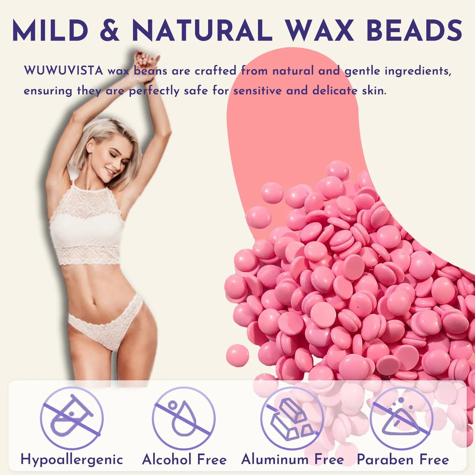 29-piece gold-standard hard wax kit with compact warmer, wax beads, and facial and body wax sticks for hair removal