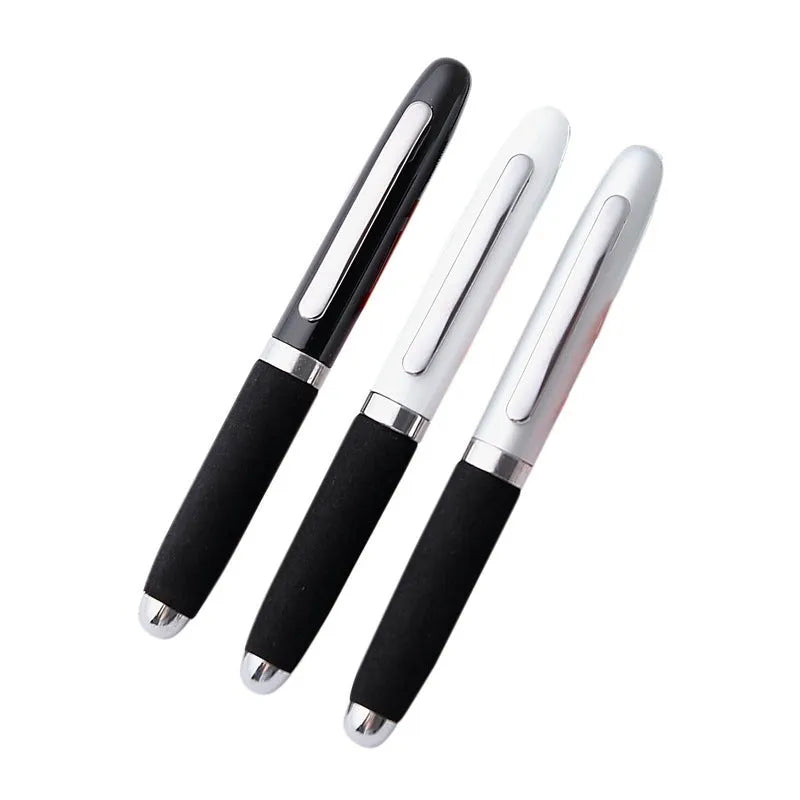 EVA metal cap mini ballpoint pen with 1.0mm tip showing seven refill colour options