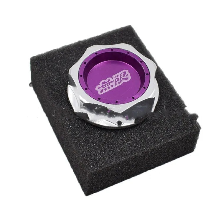 Aluminium alloy oil filler cap for Honda vehicles in six colour options.