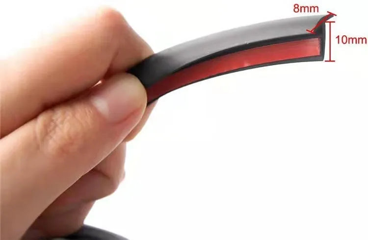 TPE car door gap filler seal strip in black and white colours for automotive sealing applications