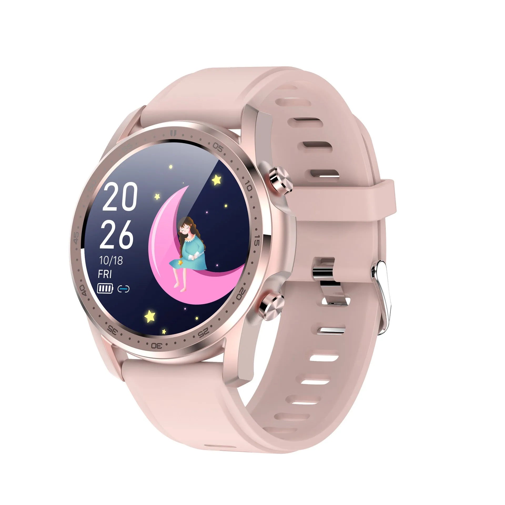 Youth2 Smart Bracelet with black zinc alloy case and 1.3-inch touchscreen on a wrist.