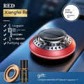 Solar car air purifier aluminium alloy fan 3600 rpm 80x33.5mm black with essential oil and beech slice