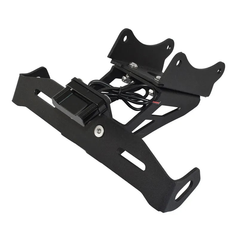 Black aluminium short tail licence plate holder bracket for Honda modified motorcycles