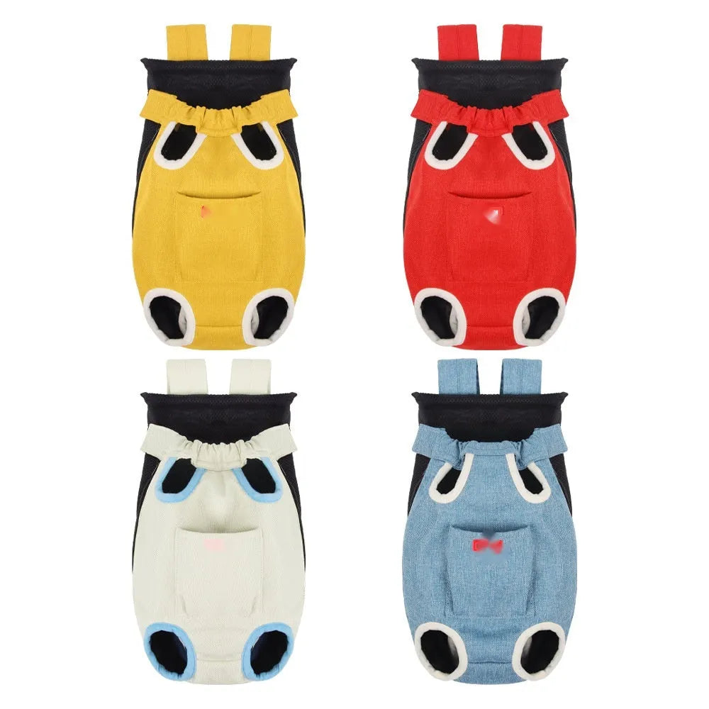Open-head soft fabric pet carrier bag in solid colour for cats and dogs with shoulder strap