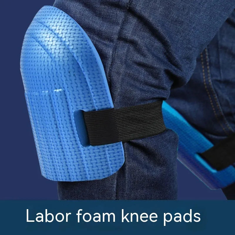 Pair of EVA foam kneepads for auto repair and construction work