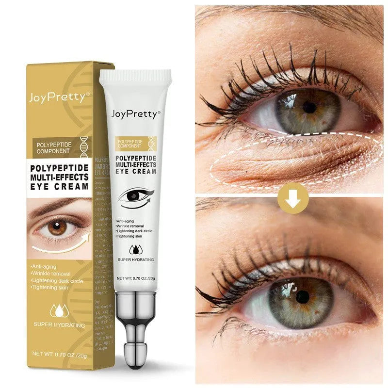 Anti dark circle peptide eye cream in 20g container for under-eye treatment