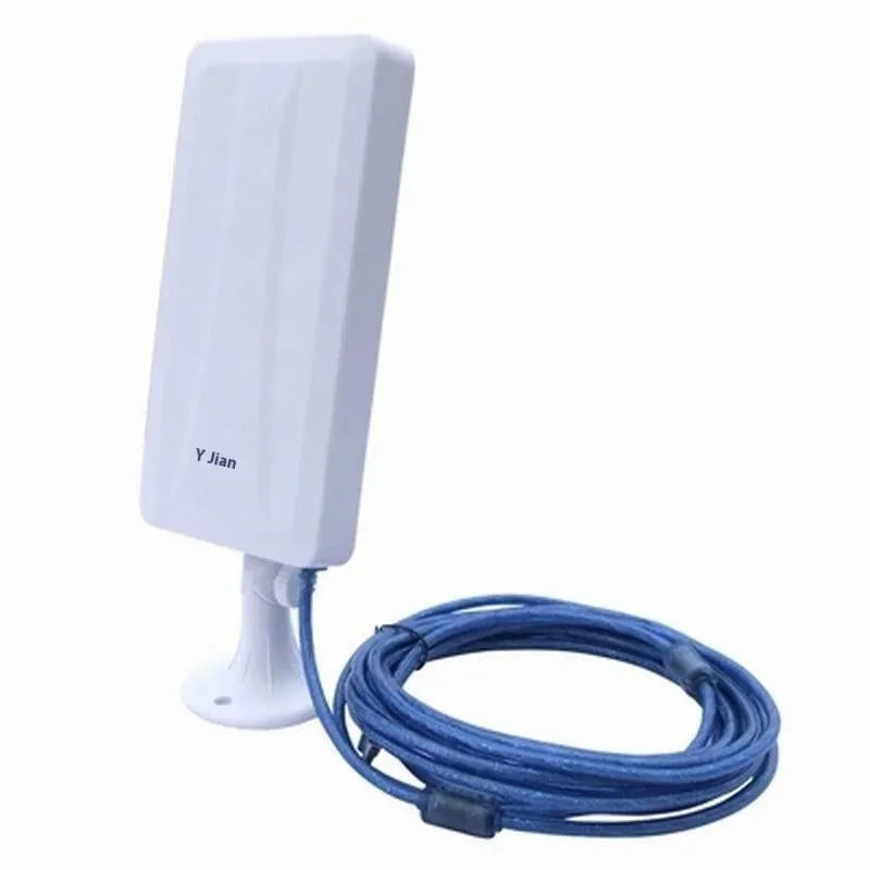 White USB wireless network card with 5 M Thread coverage for Windows and Mac computers