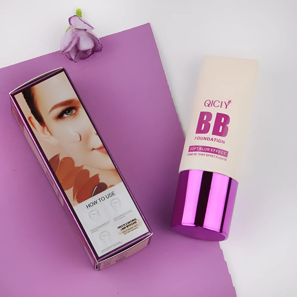 Feeding bottle liquid foundation concealer BB cream in 10 colour shades for brightening skin tone