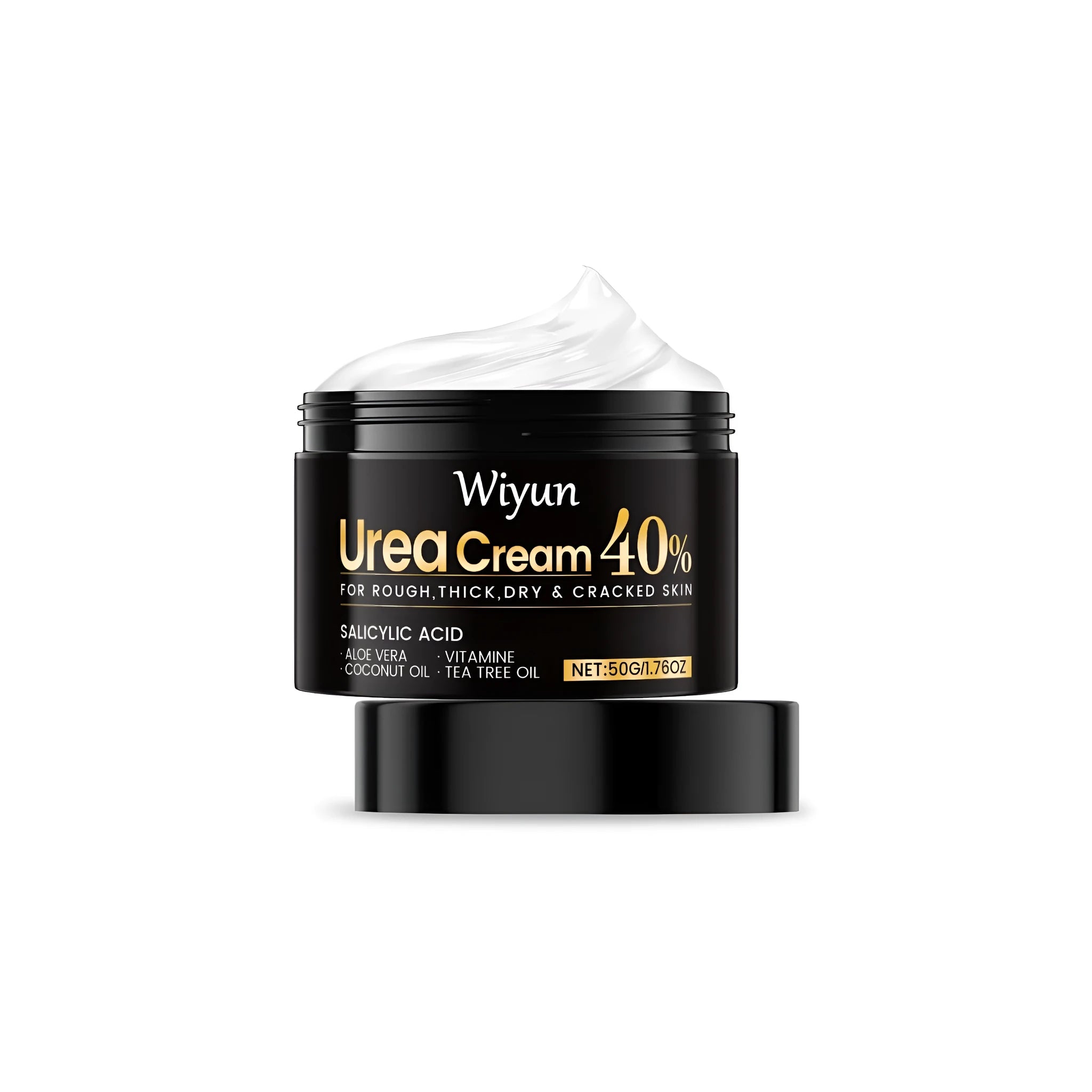 50g tube of 20% urea hand and foot cream with coconut oil and vitamin E