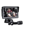 5-inch AHD high-definition car baby monitor with infrared night vision camera and mounting bracket