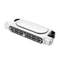 USB plug-in car seat fan with brushless motor and three-speed button control