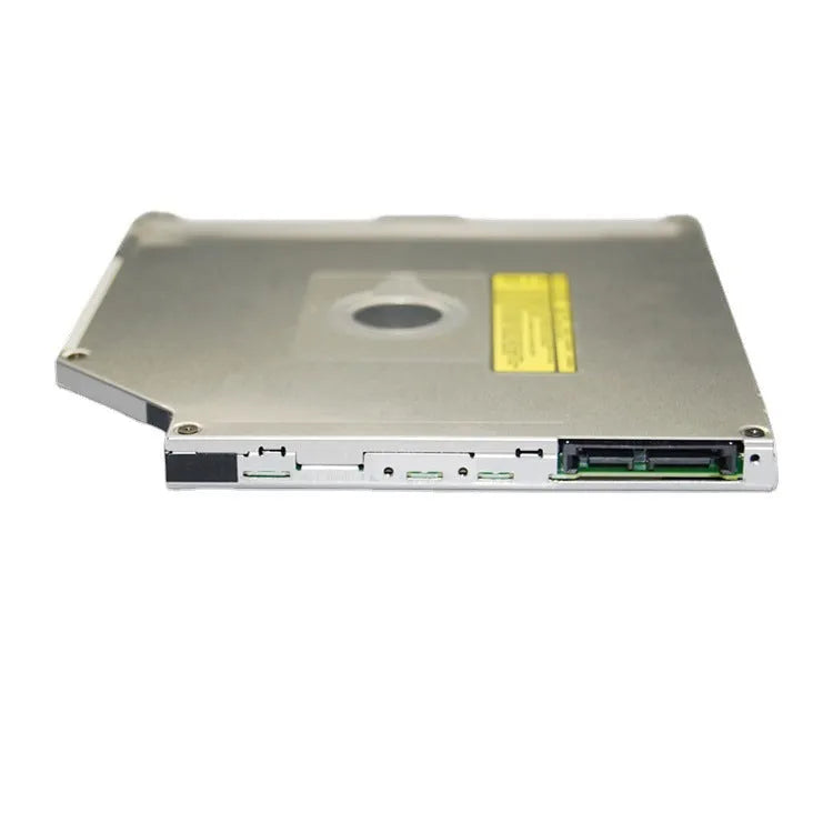 Silver Macbook Pro 13 inch optical drive replacement with SATA connector and UJ8A8 specification