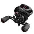 Drip wheel lure fishing reel with rocking wheel mechanism for line control