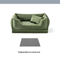 Waterproof dog kennel with removable liner in dark green, auburnumber, or rock ash colour options