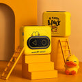 Compact Avocado Green Bluetooth mini thermal printer for mobile phone printing.