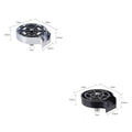 Black bar counter cup washer with five-hole high-pressure spray nozzle on sink