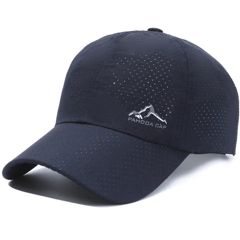 Korean style adjustable baseball cap in polyester fabric with dome crown design