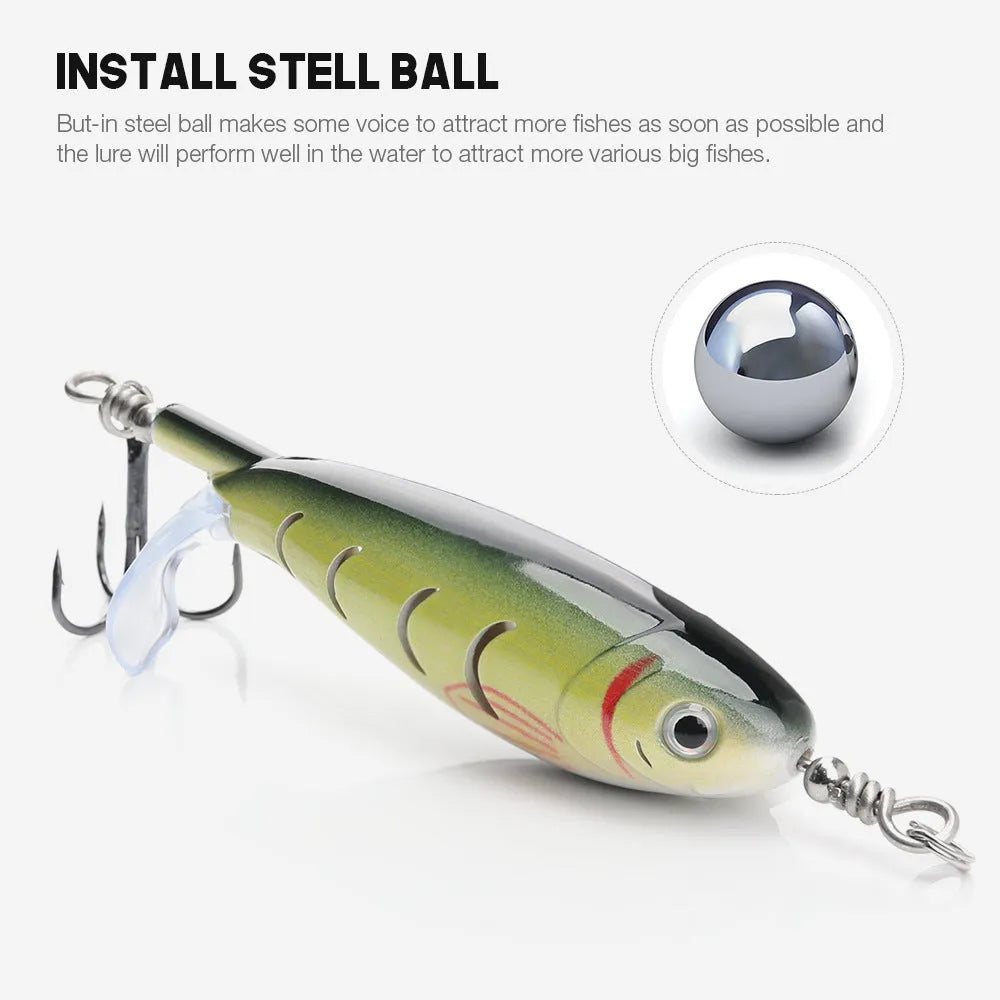 7.5cm bionic fishing bait with artificial construction for road fishing applications
