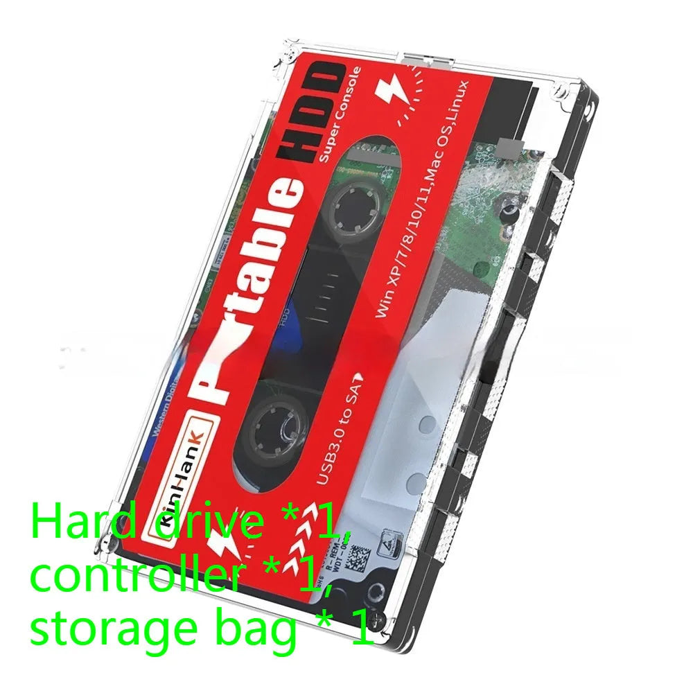 External mechanical plug-and-play mobile game hard disk with USB cable and storage box