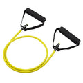 Adjustable chest expander with TPE resistance bands in five colour-coded tension levels