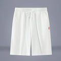 Solid colour cotton linen cropped pants with drawstring mid waist in multiple colour options