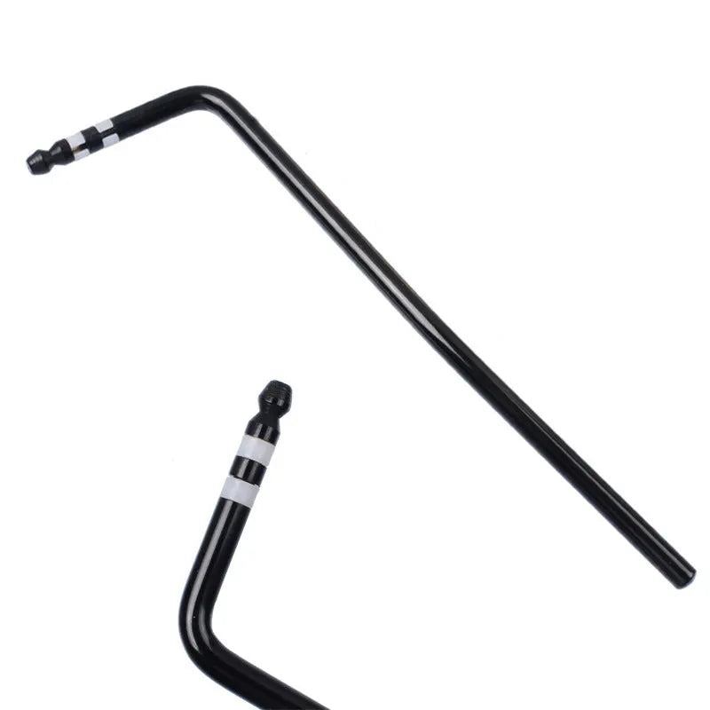 A guitar tremolo bar in black, gold, silver, and blue colour options.