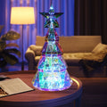 Colourful cartoon Christmas tree light decoration made of PET plastic.