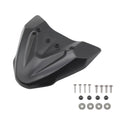 Black ABS plastic fixed wind front wing for KTM 390 Adventure and 790 Adventure motorcycles