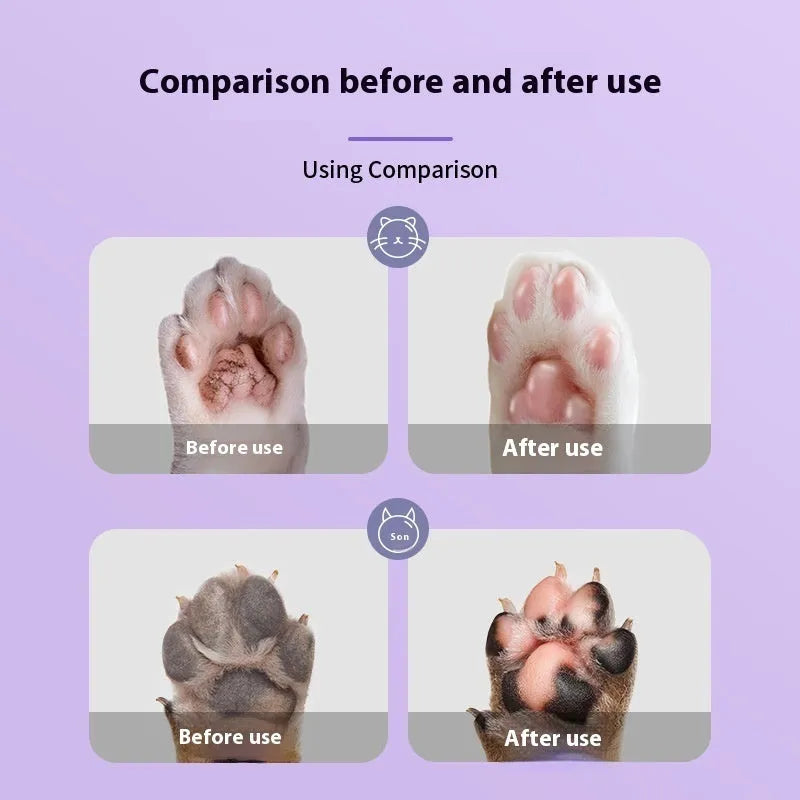 40g tube of pet foot care cream with Brazil palm wax for cat and dog paw moisturising