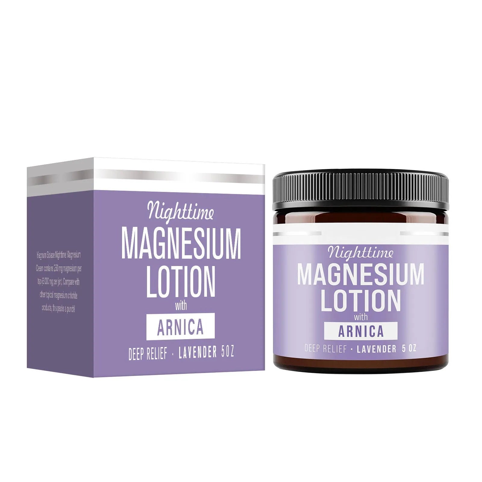 150ml magnesium body butter cream jar with shea butter and grape seed oil