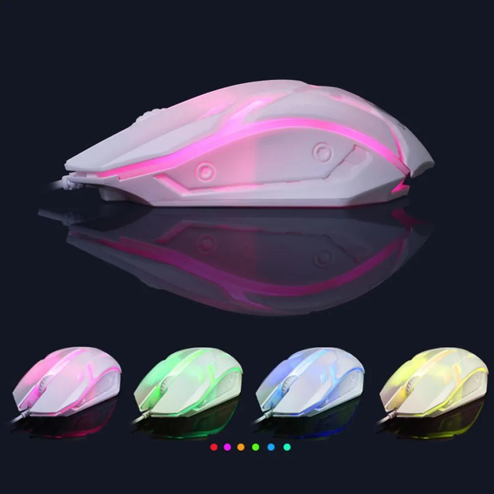 GTX300 wired USB gaming keyboard and mouse set with colour backlit keys in black on a desk.