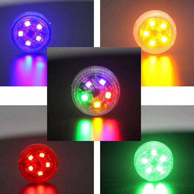 DXZ 5-LED car door warning light in red ABS housing for General Motors vehicles