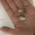 Shell geometric earrings for women in retro style with square panther or rectangular shell designs