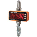 Orange electronic crane scale with digital display for 500kg loads