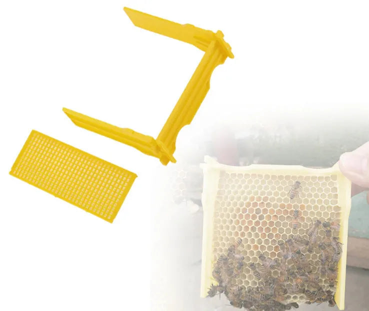 Three white EPS foam bee hive boxes for queen mating and breeding