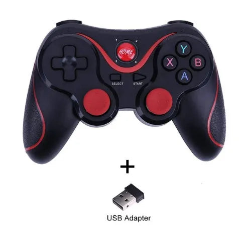 Upgraded X3 Bluetooth wireless game controller for Android phones with charging cable and optional phone clip accessory