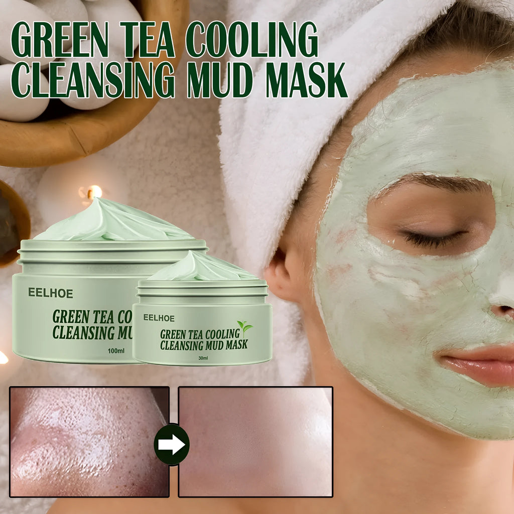 Green Tea Cleansing Firming Ice Skin Cleansing Mask in 30ml and 100ml sizes