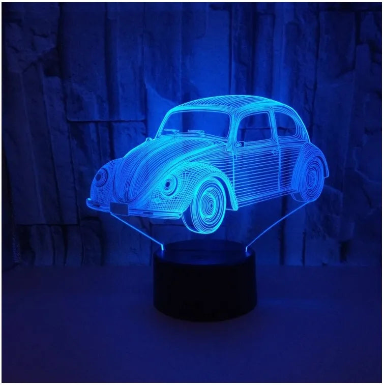 Colourful touch remote control LED table lamp with acrylic shade on black base