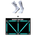 Indoor football training mat with cushion colour for skill development practice