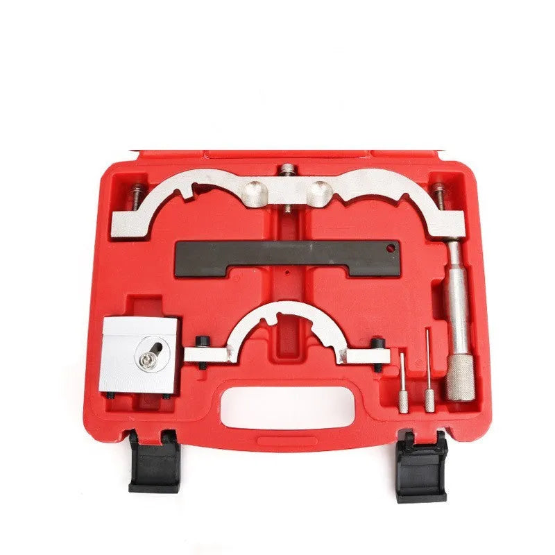 Red timing tool kit for 1.4T Opel Oncla LUJ engines with chrome-vanadium steel construction