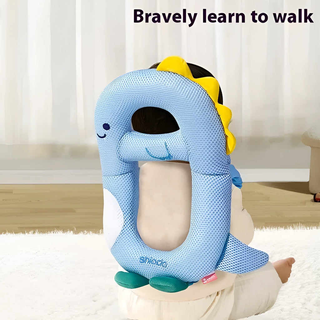 Baby cartoon anti-collision toddling pillow with EPS packing in little dinosaur style